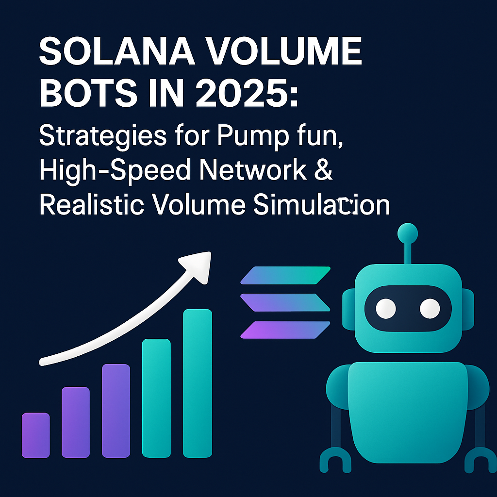 Solana Volume Bots in 2025: Strategies for Pump.fun, High-Speed Network & Realistic Volume Simulation
